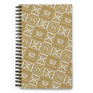 Thankful Sheep Icons Notebook/Journal   Gold/Light Gray