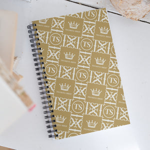 Thankful Sheep Icons Notebook/Journal   Gold/Light Gray