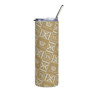 Thankful Sheep Stainless Steele 20oz Tumbler Gold/Light Gray