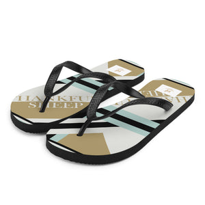 Bold Sheep Thankful Sheep Women's Flip Flops