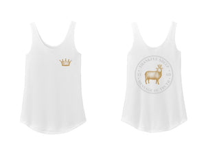 Thankful Sheep Tank Top White