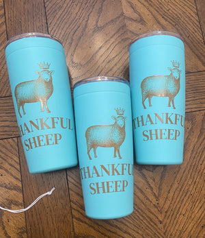 Thankful Sheep Logo Tumbler