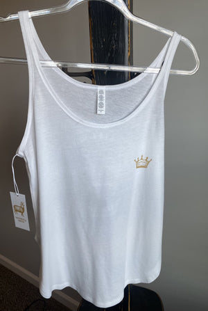 Thankful Sheep Tank Top White