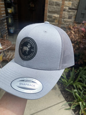 Thankful Sheep Trucker Hat Gray