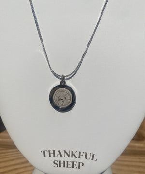 Thankful Sheep "Message of Truth" Insignia Necklace