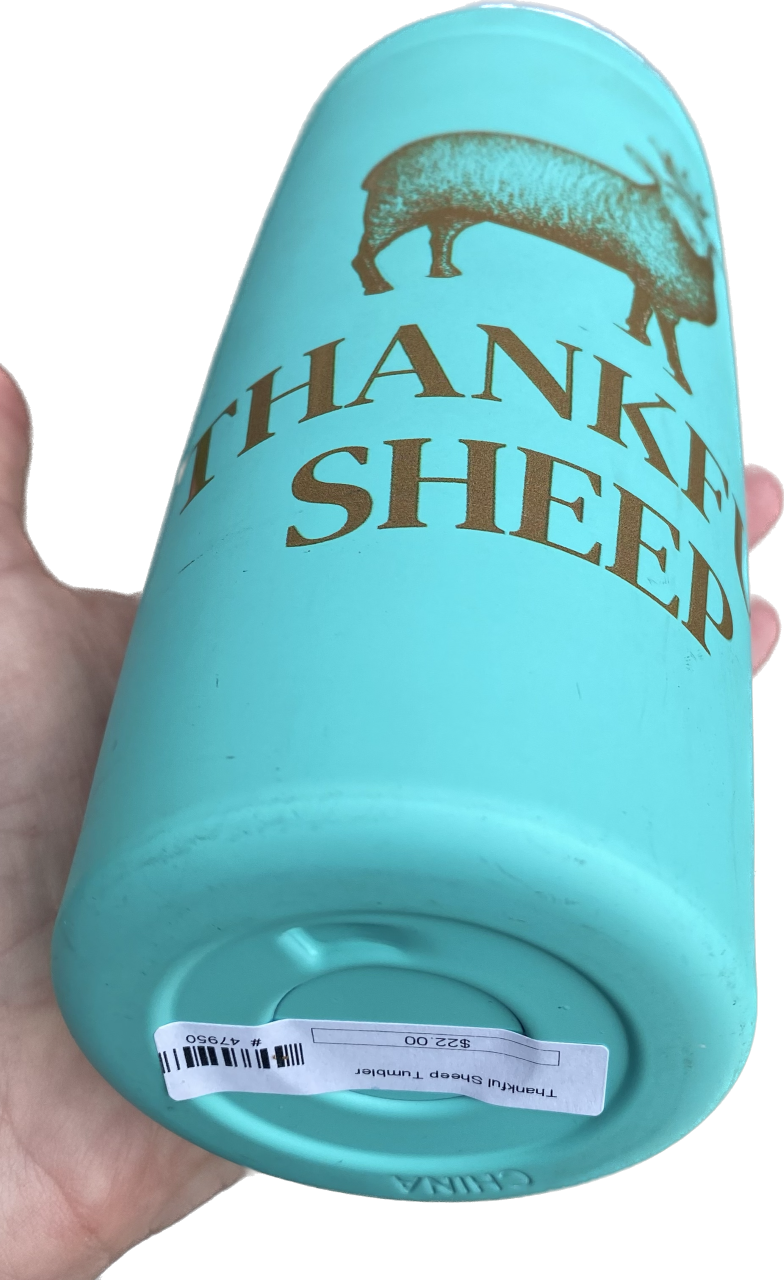 Thankful Sheep Logo Tumbler