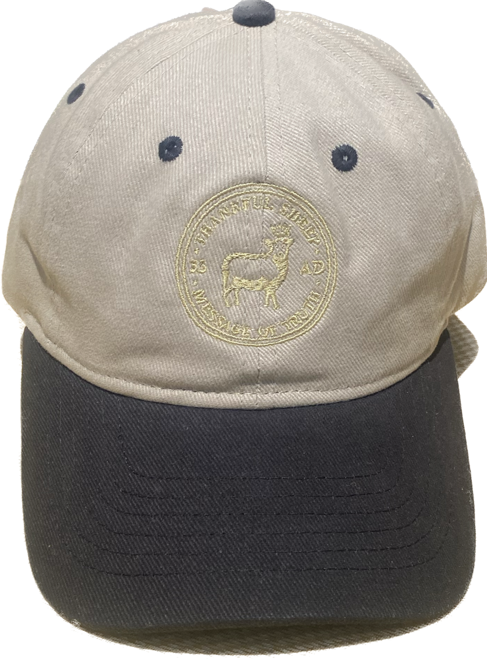 Thankful Sheep Medallion Stitched Hat