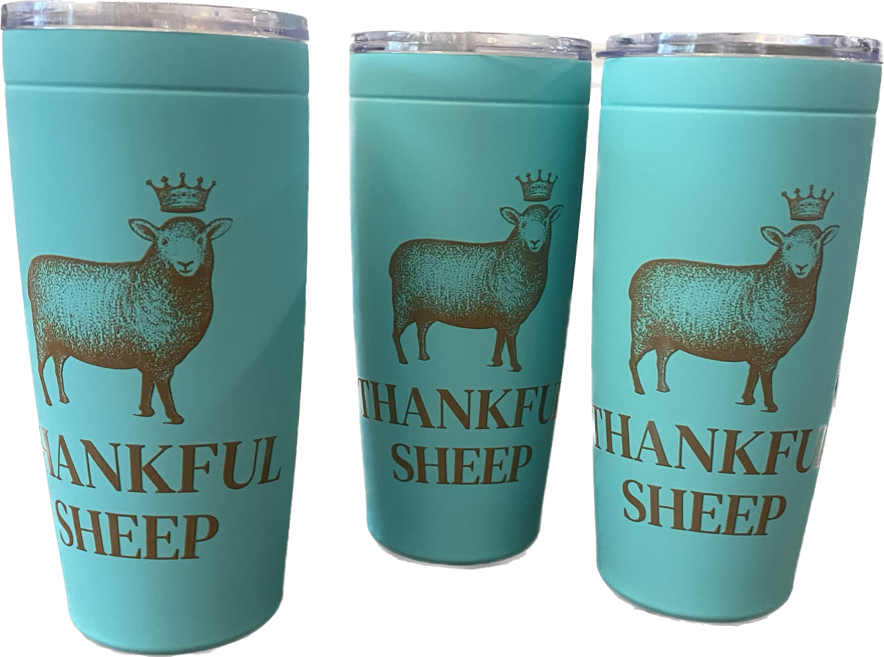 Thankful Sheep Logo Tumbler