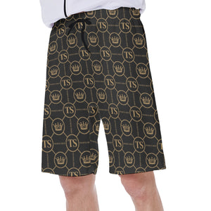 Thankful Sheep Circle Icons Men's Swim Trunks