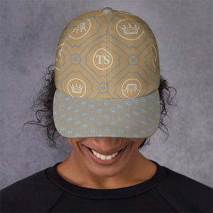 Thankful Sheep Printed Peaked Cap