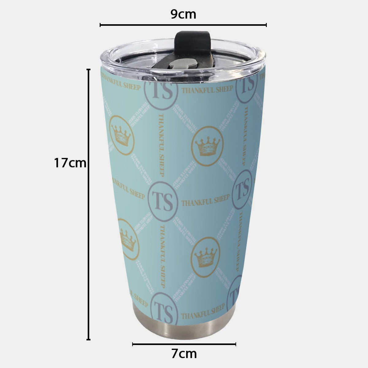 Thankful Sheep 4 Color Icons Tumbler 20oz