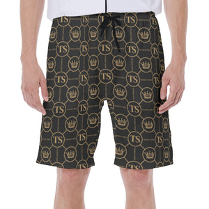 Thankful Sheep Circle Icons Men's Swim Trunks