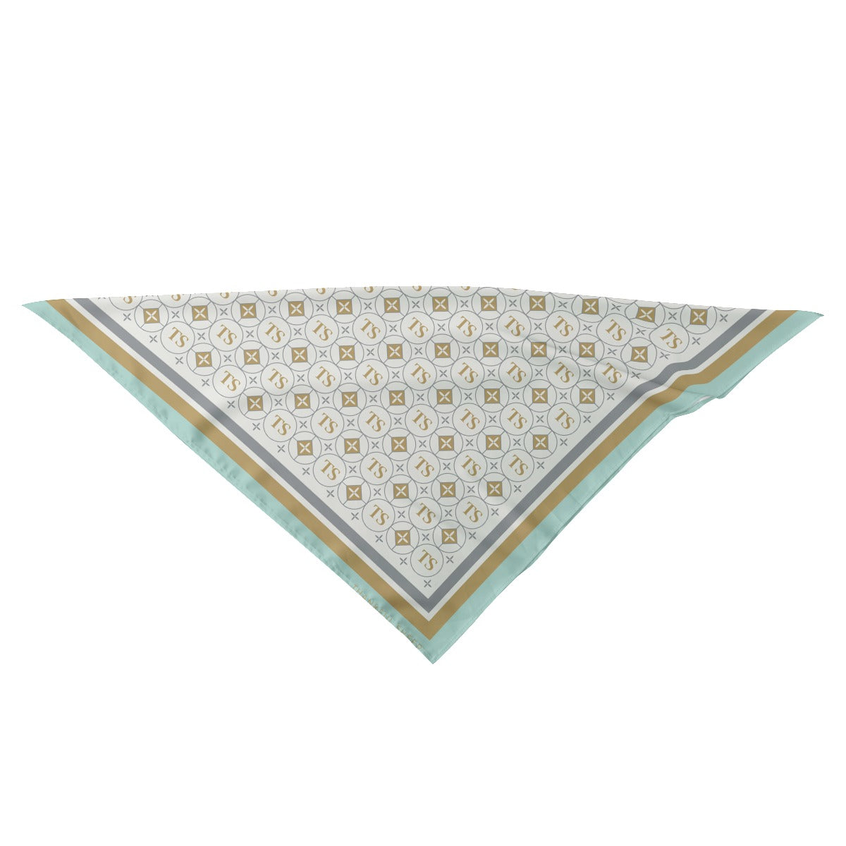 Thankful Sheep Elle Scarf    Light Gray/Blue/Gole/Gray