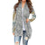 Thankful Sheep Icons and Bold Sheep Cardigan  Gray/Light Gray/Tan