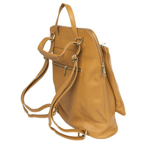 Thankful Sheep Leather Backpack Camel