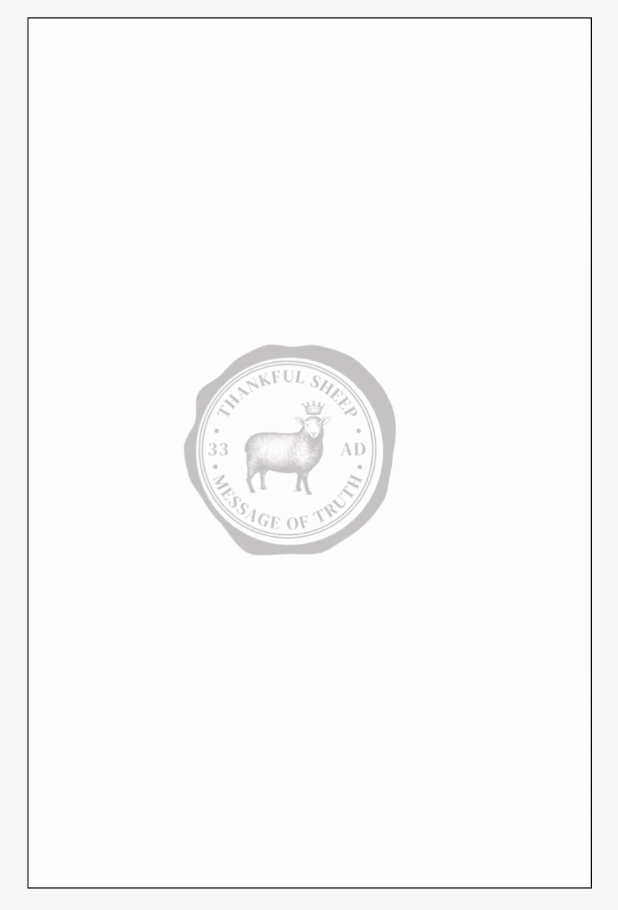 Thankful Sheep Spiral Journal